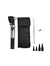 Medical tool set with otoscope, black pouch, and various attachments on a white background