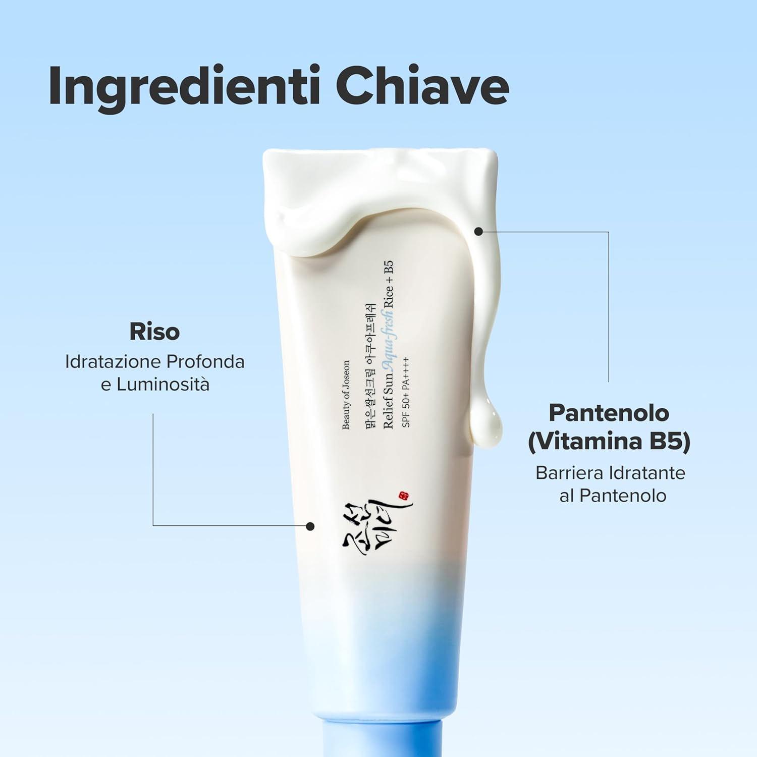 Beauty of Joseon — Crema Solare Aqua Fresh SPF50+ PA++++ con B5 e Riso