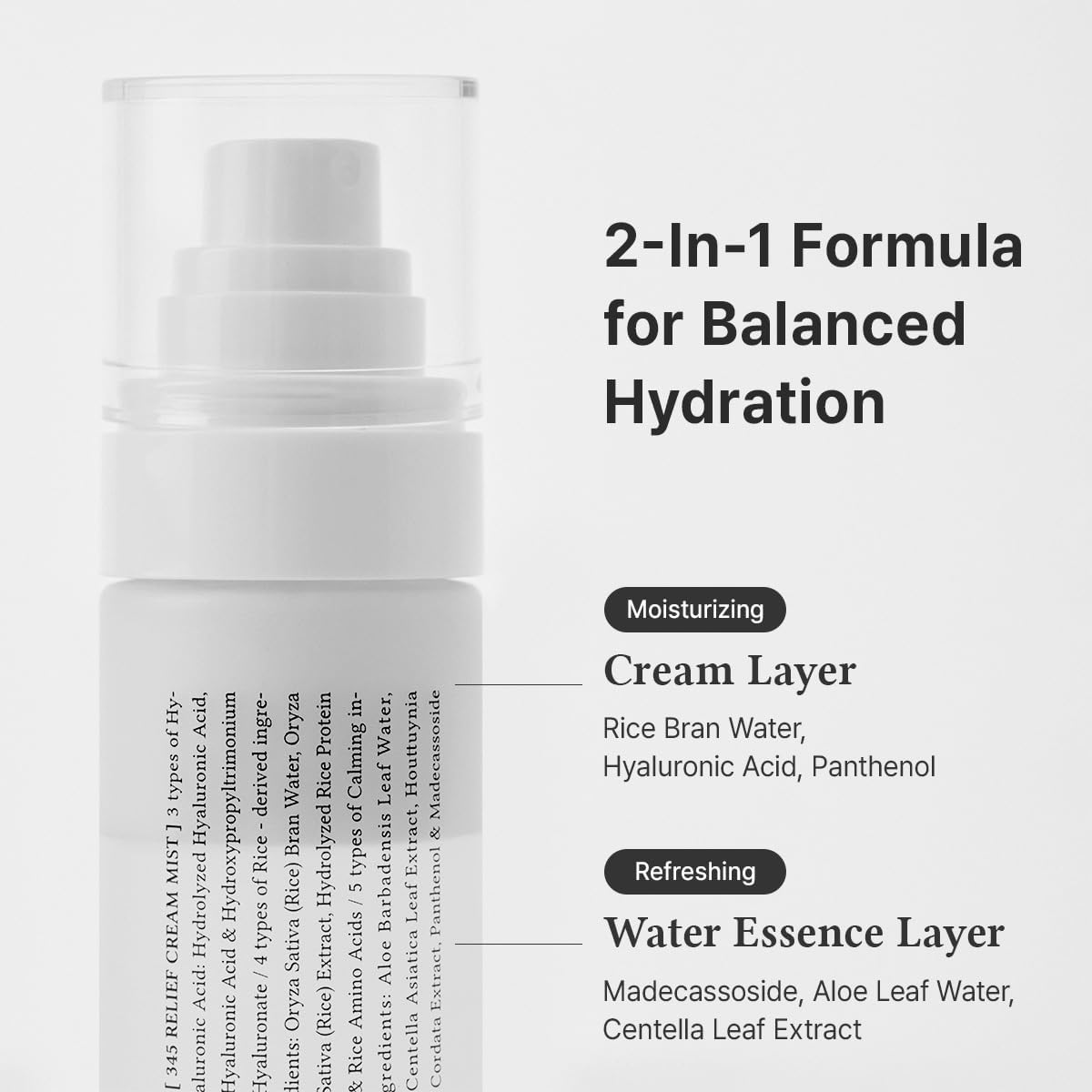 Dr. Althea 345 Relief Cream Mist calming redness and irritation benefits