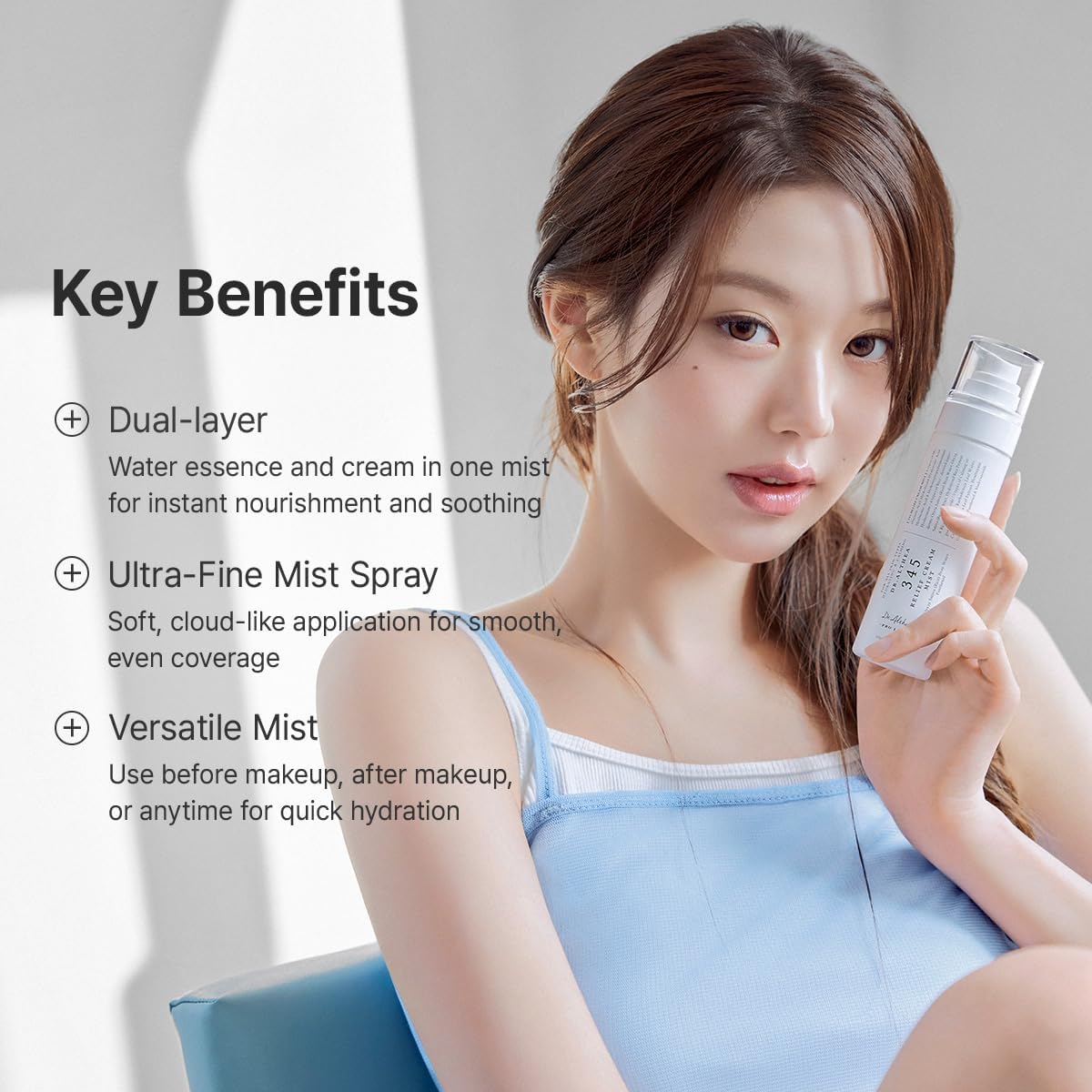 Dr. Althea 345 Relief Cream Mist over makeup hydration boost