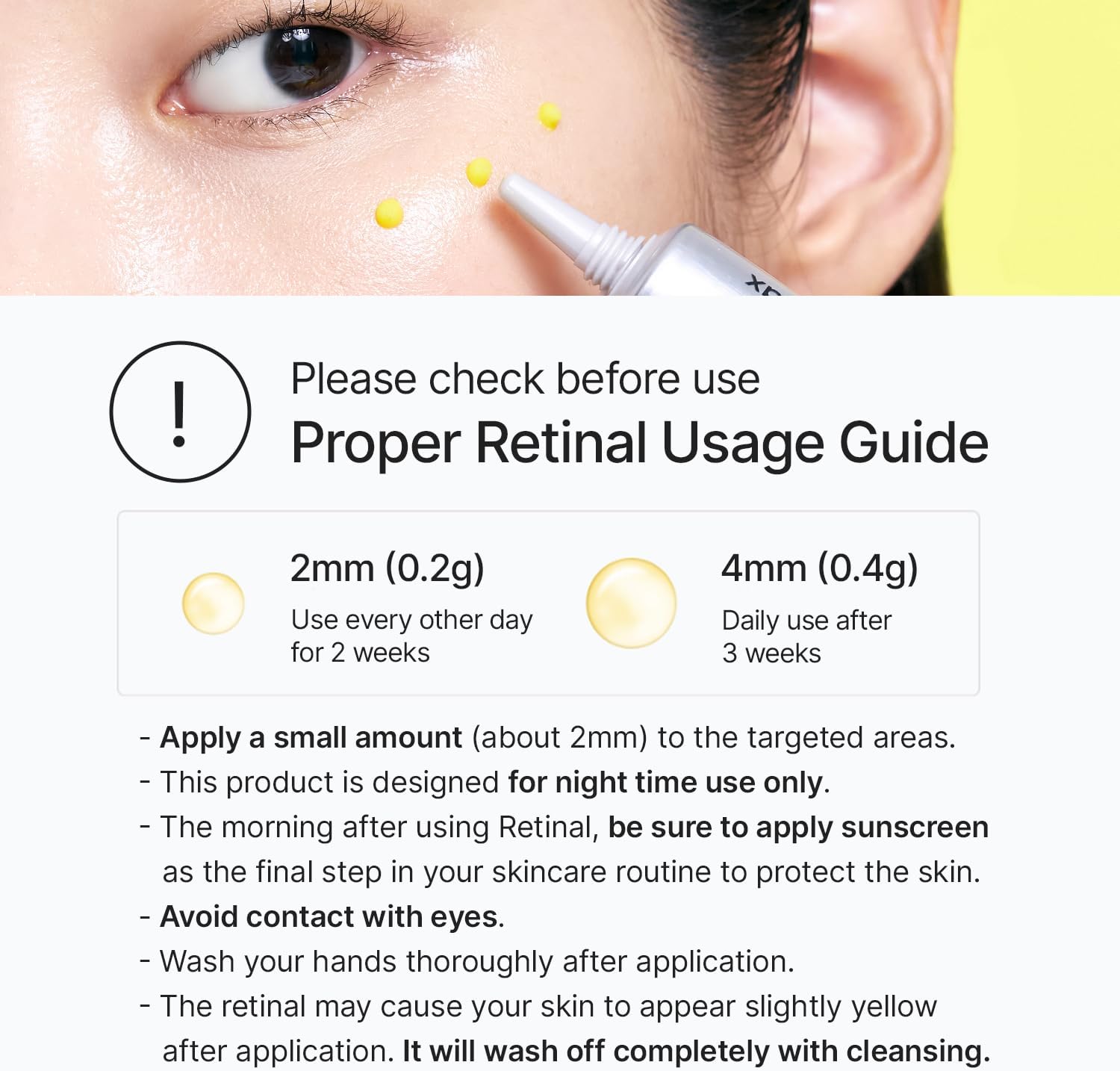 Celimax Vita-A Retinal Booster texture and application on skin