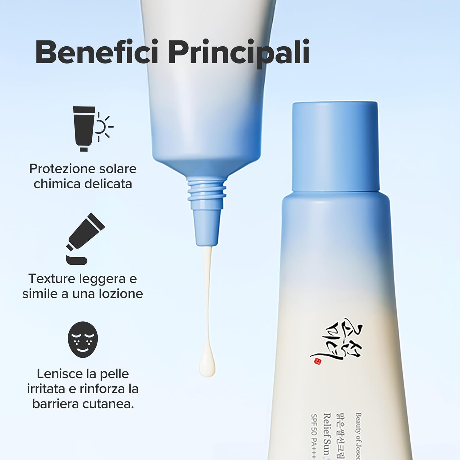Beauty of Joseon — Crema Solare Aqua Fresh SPF50+ PA++++ con B5 e Riso